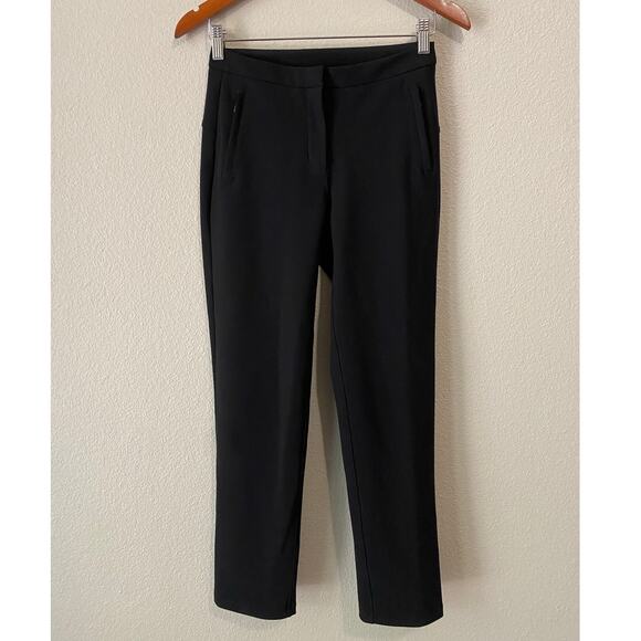Lululemon On the Move Pant 28" US 2 Black Straight Leg Travel Work Stretch - Picture 9 of 11